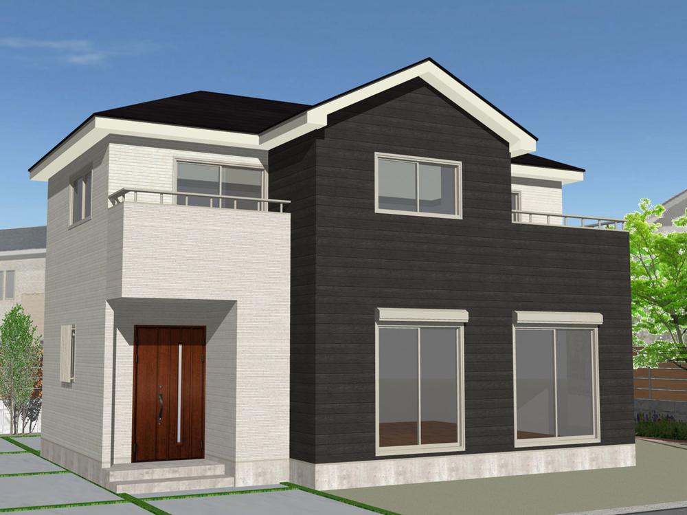 Building plan example (Perth ・ appearance). Building plan example