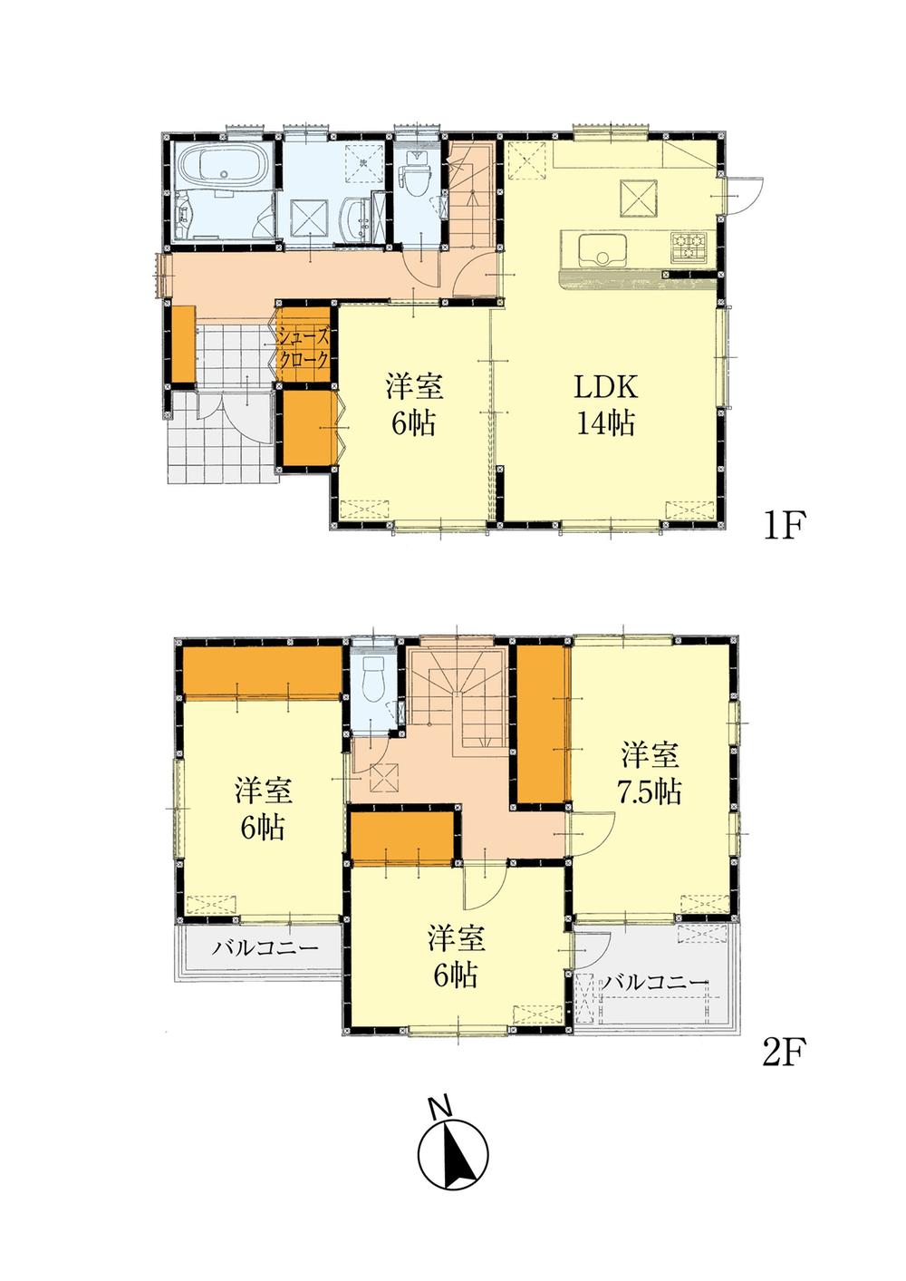 Building plan example (floor plan). Building plan example