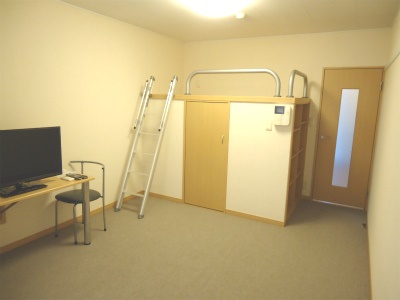 Other Equipment. Spacious 1K with a high bed