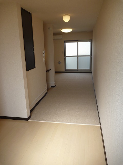 Living and room. The second floor has become a carpet-covered