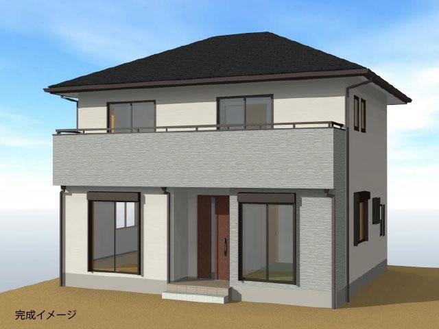 Rendering (appearance). All-electric 4LDK (A Building) Rendering