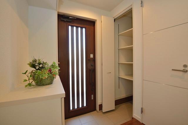 Entrance. There are also shoes cloak, It can store plenty. 