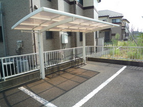 Other common areas. On-site bicycle parking lot