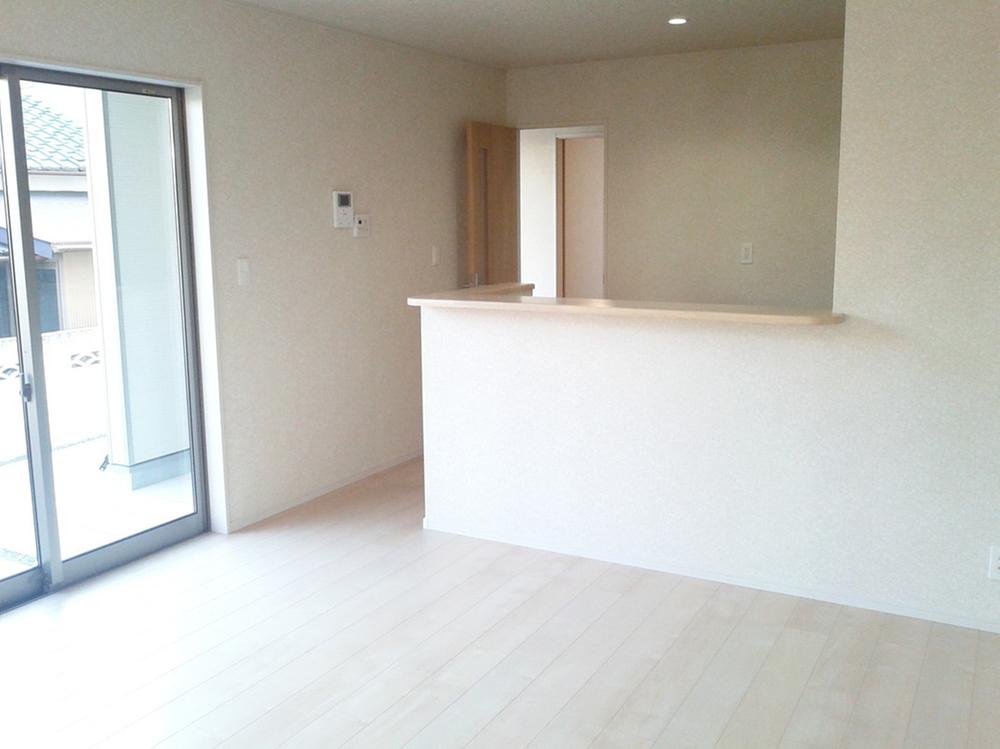 Living. LDK counter kitchen