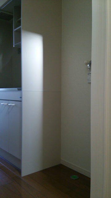 Other room space. Washing machine in the room