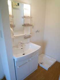 Washroom. Happy Vanity with!