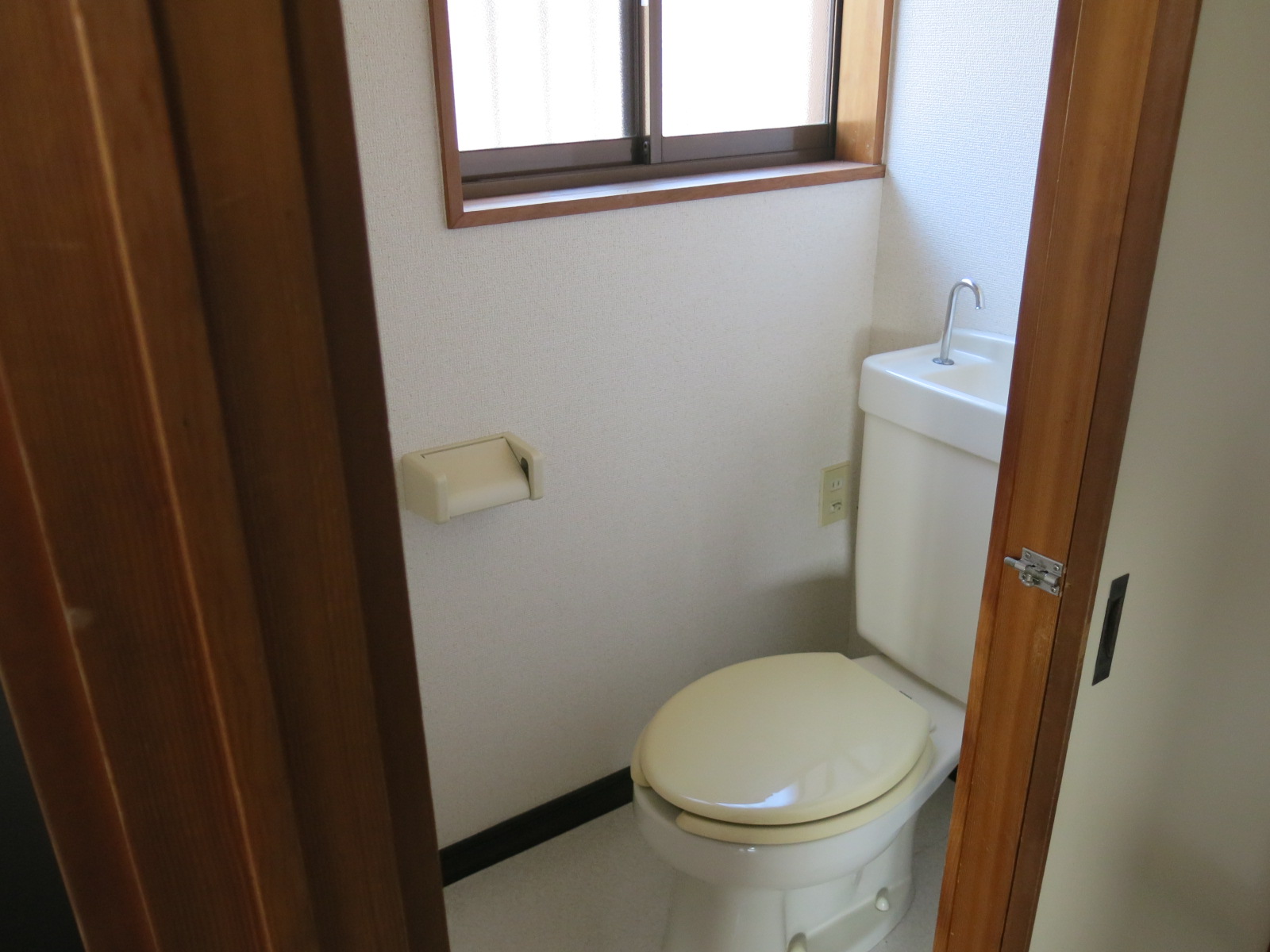 Toilet. Toilet with a window