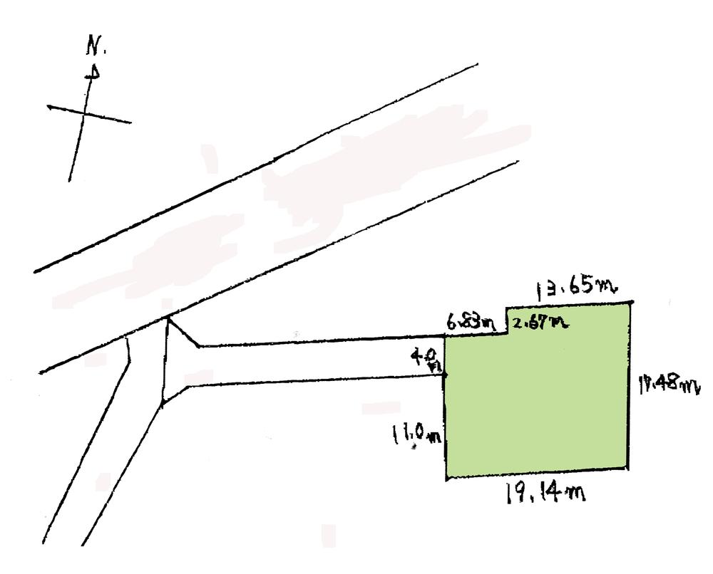 Compartment figure. Land price 10,380,000 yen, Land area 330.49 sq m compartment view