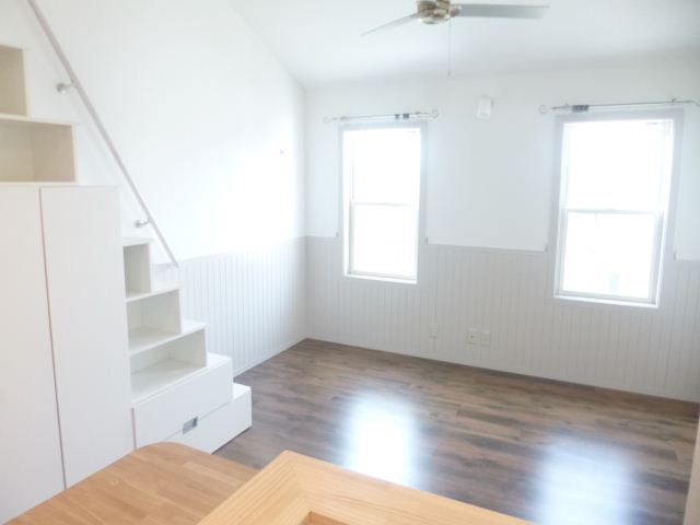 Living and room. Is the view from the counter kitchen