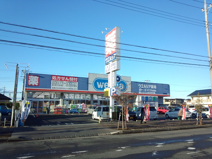 Dorakkusutoa. Uerushia pharmacy Hidaka Komagawa shop 1717m until (drugstore)