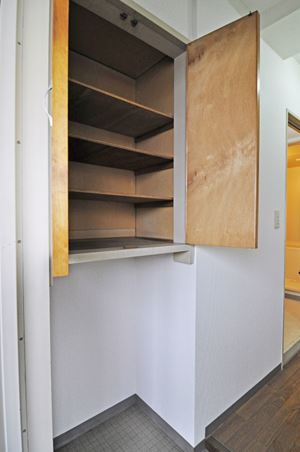 Entrance. Entrance of the storage