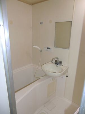 Bath. Bathroom with wash basin