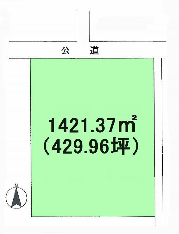 Compartment figure. Land price 17,250,000 yen, Land area 1,421.37 sq m