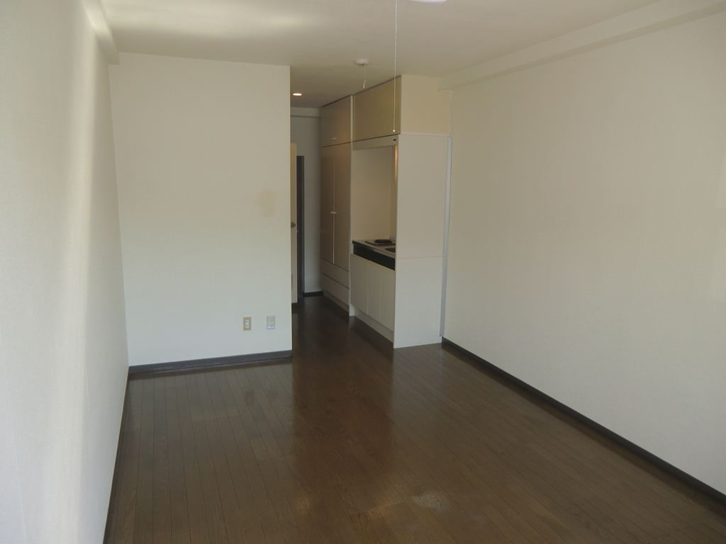 Living and room. The room as seen from the window side