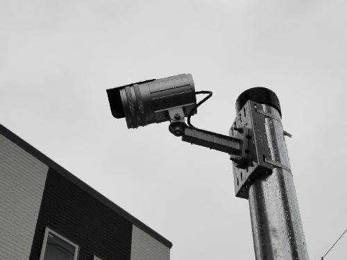 Security. It is with security cameras!