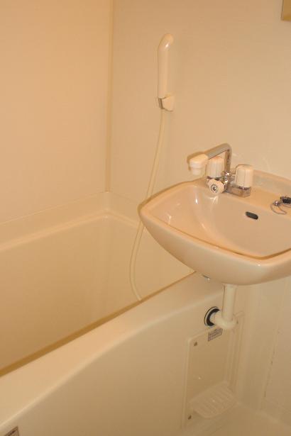 Bath. With bathroom dryer
