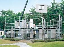 Construction ・ Construction method ・ specification. In one day shelter construction work, Worry "Rapid construction system" first create a foundation when it is raining, Until the sash and ventilation ports built-in exterior walls and balconies, etc., Carrying a large member that has been packaged are produced in advance factory to building site. After exactly using such specialized construction technician skilled crane ・ It will quickly assemble. Since it is possible to finish the shelter construction work in one day, Virtually no impact on the internal building by rainfall, etc..