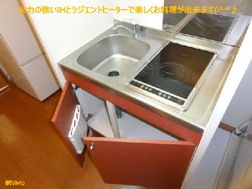 Kitchen. Equipped with electric stove 2-neck.