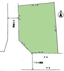 Compartment figure. Land price 43,880,000 yen, Land area 362.7 sq m compartment view