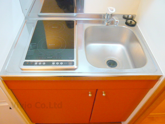 Kitchen. Two-burner electric stove with