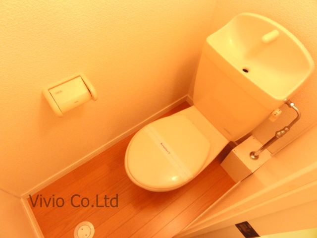 Toilet. It is an independent clean toilet