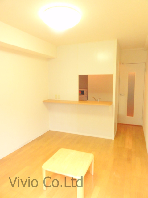 Living and room. The kitchen has become a counter kitchen!