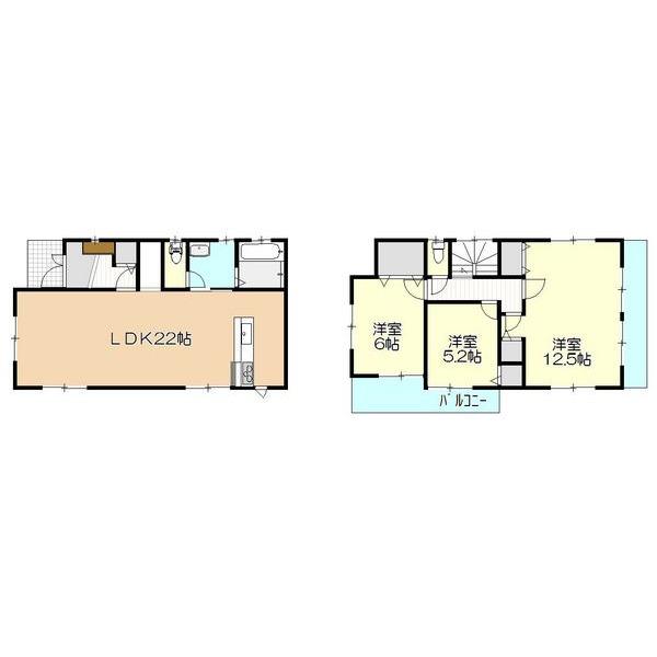 Floor plan. 24,800,000 yen, 3LDK, Land area 177.94 sq m , Building area 103.51 sq m