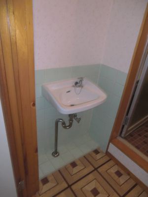 Washroom. Wash basin