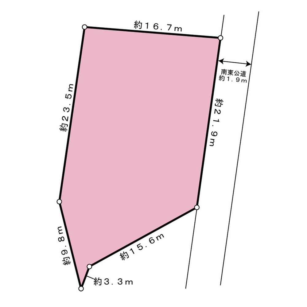 Compartment figure. Land price 10 million yen, Land area 441.05 sq m