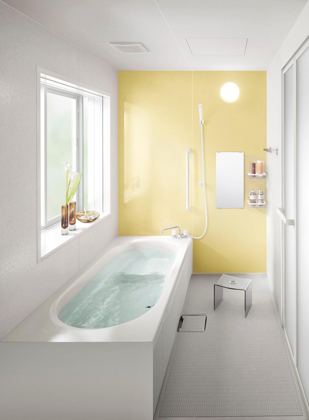 Power generation ・ Hot water equipment. Less hot water for a long time cold wrapped comfortably warmth. Even go home for your family becomes slow comfortable bathing. 