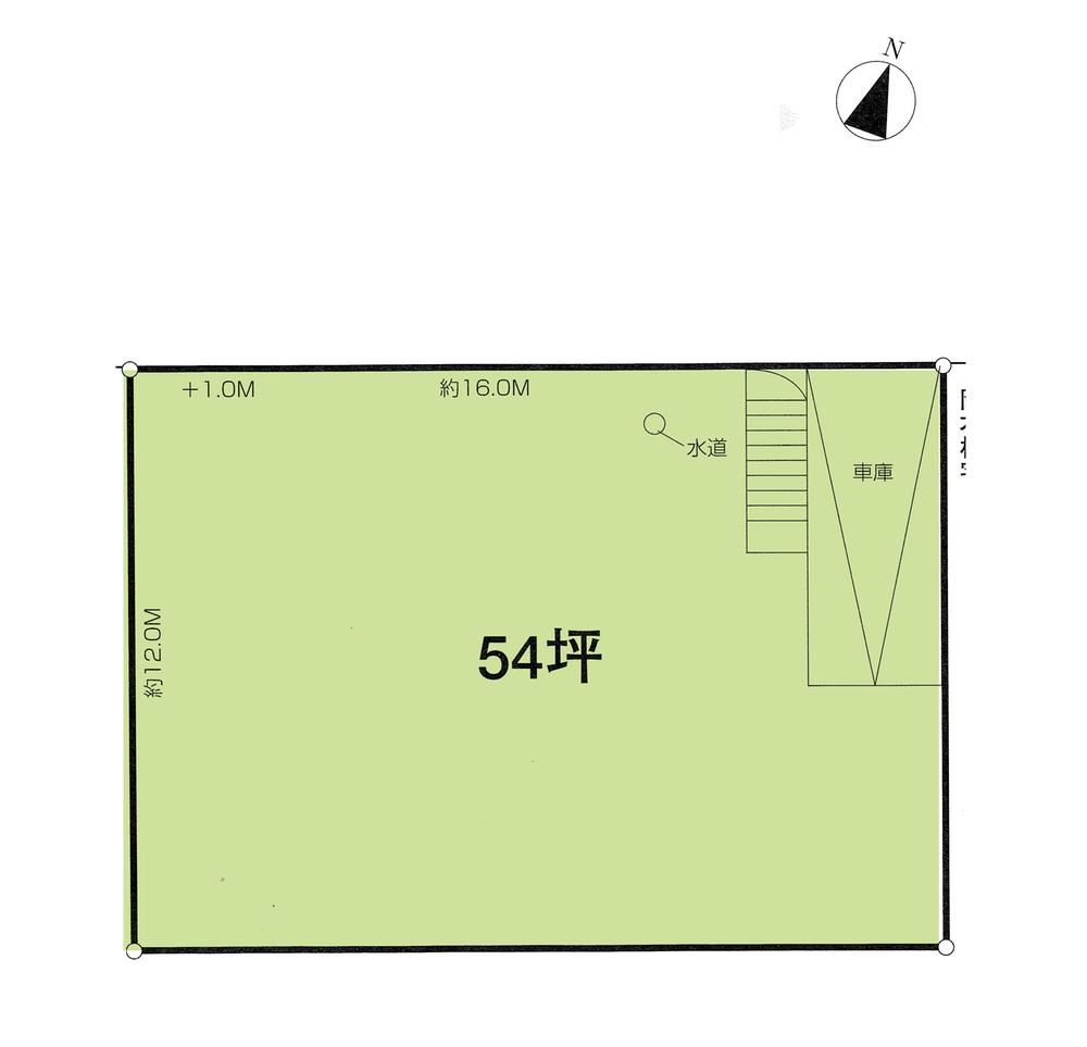 Compartment figure. Land price 6 million yen, Land area 176.83 sq m compartment view