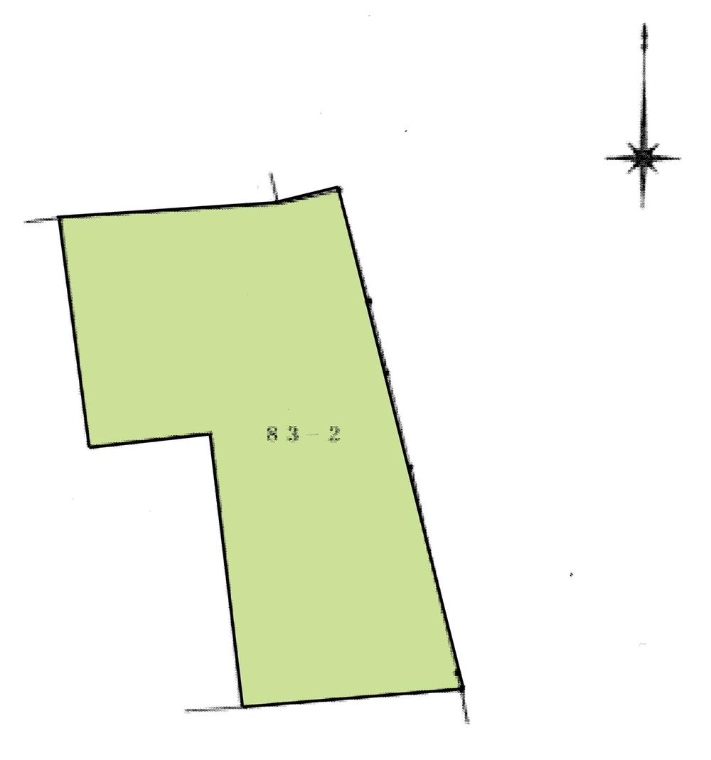Compartment figure. Land price 4.8 million yen, Land area 257.25 sq m compartment view
