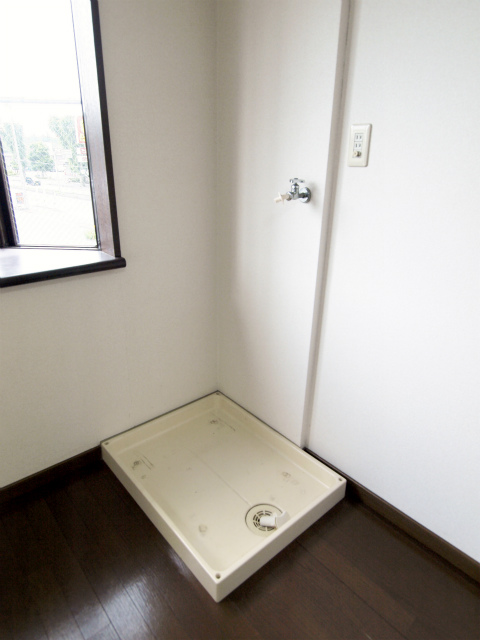 Other room space. Washing machine in the room