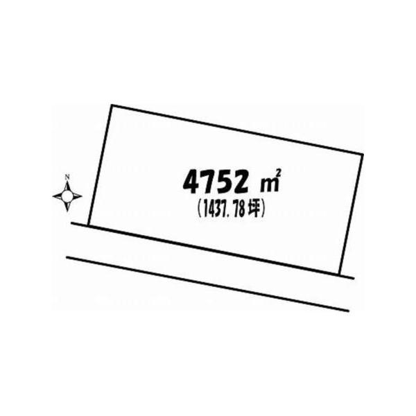 Compartment figure. Land price 93,430,000 yen, Land area 4753 sq m