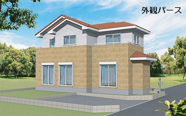 Rendering (appearance). Building 2 appearance Perth Is a Western-style, bright colors! Southern European a cute house is well matched to those who prefer