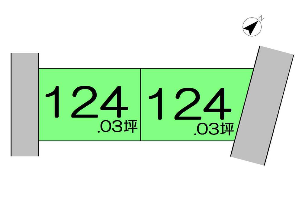 Compartment figure. Land price 16.2 million yen, Land area 410.03 sq m