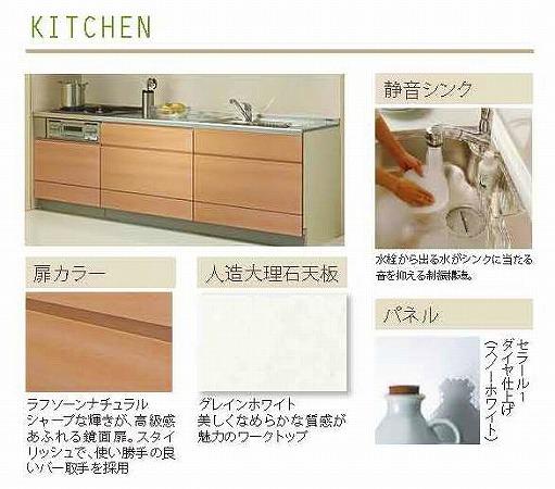Same specifications photo (kitchen). Building 2 Specifications (built-in dishwasher dryer, With water purifier shower faucet construction)