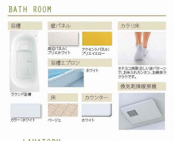 Same specifications photo (bathroom). Building 2 Specifications (with bathroom heating ventilation dryer construction)