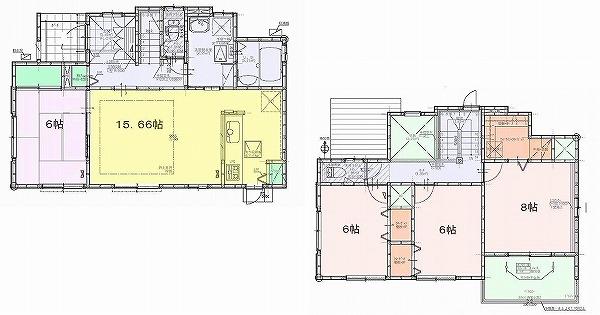 Floor plan. 26,800,000 yen, 4LDK, Land area 193.85 sq m , Building area 106.82 sq m