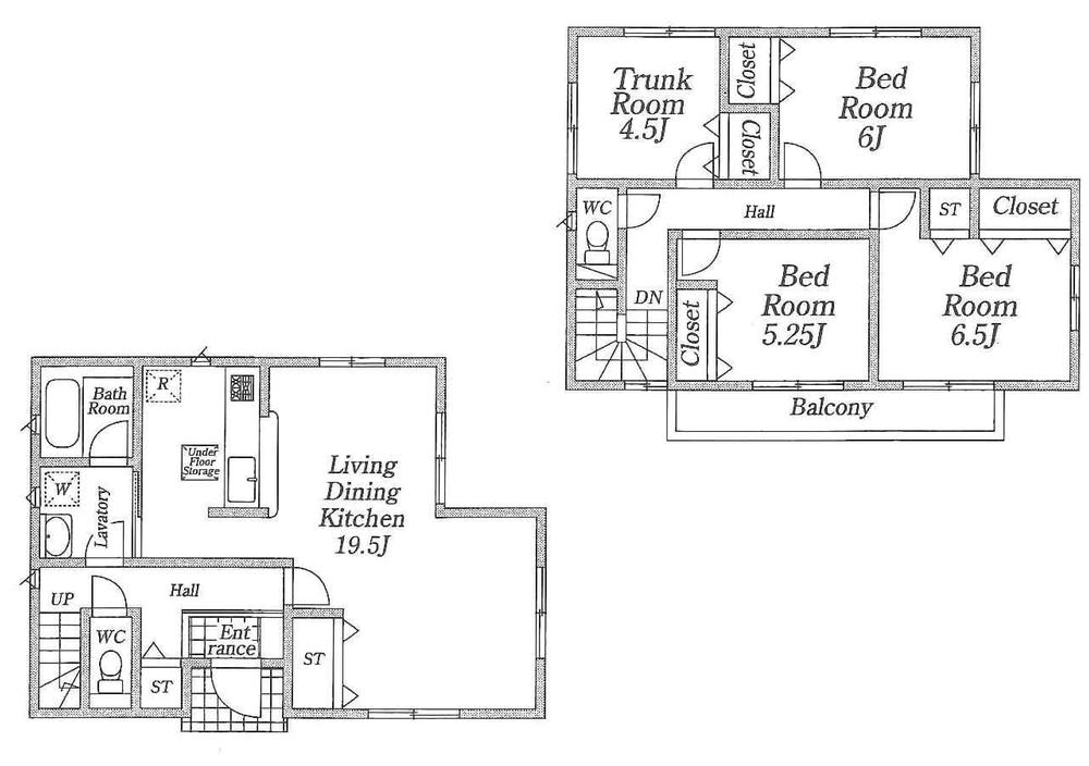 Floor plan. 20.8 million yen, 3LDK + S (storeroom), Land area 115.09 sq m , Building area 102.06 sq m