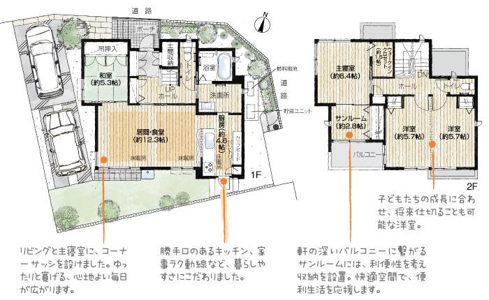 Floor plan. "No. 27 land floor plan."