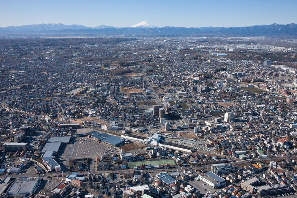 aerial photograph. Near as seen from the sky site (March 2013) Shooting