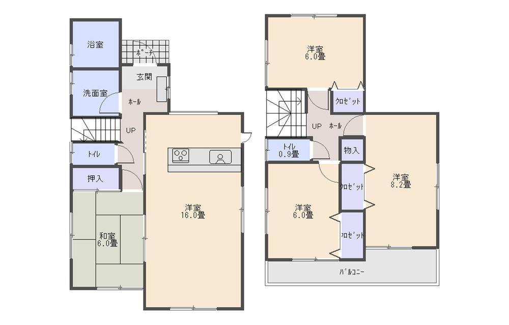 Floor plan. Large 4LDK