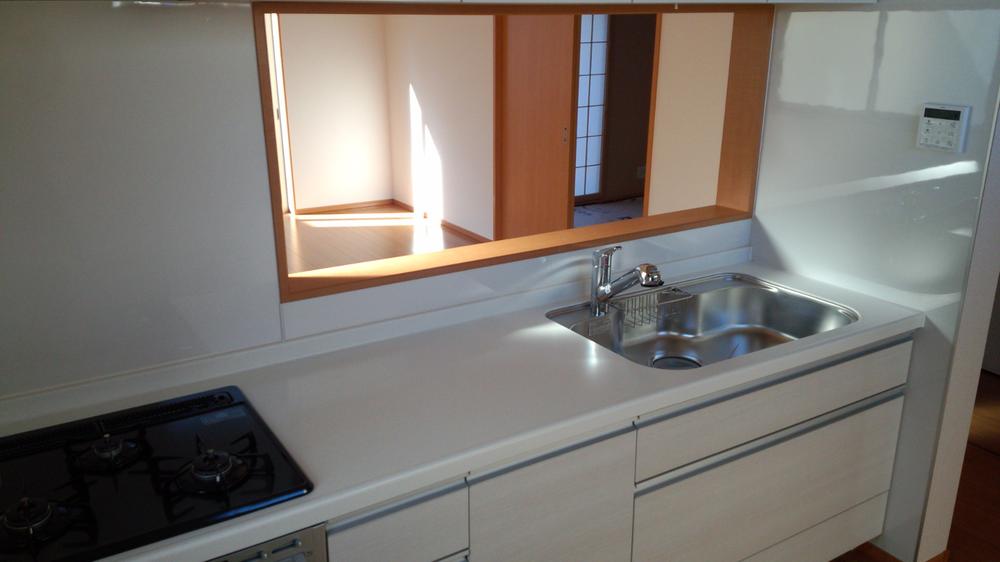 Kitchen. Counter kitchen cooking is fun. 