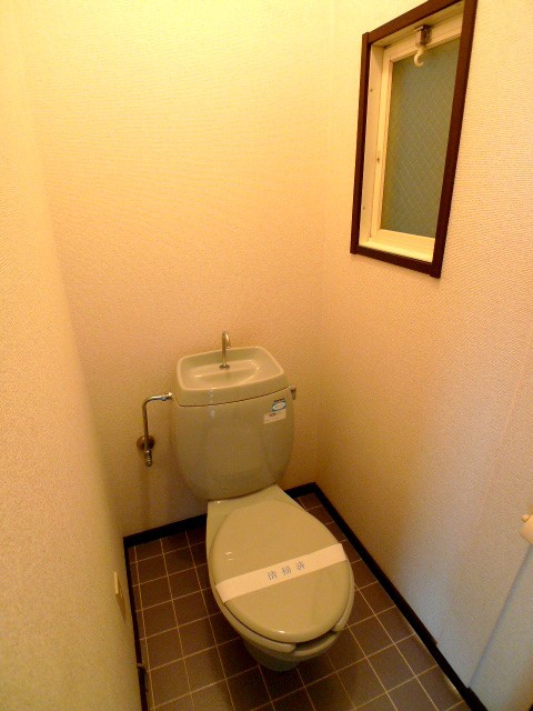 Toilet. Spacious toilet