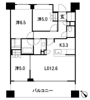 Floor: 3LDK + WIC + SIC, the occupied area: 72.61 sq m
