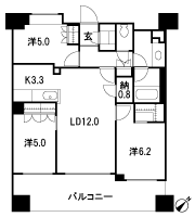 Floor: 3LDK + N (storeroom) + WIC + SIC, the occupied area: 72.48 sq m