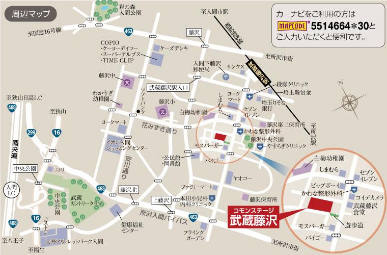 Local guide map. Peripheral map