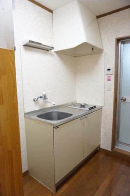 Kitchen. Gas stove with kitchen!