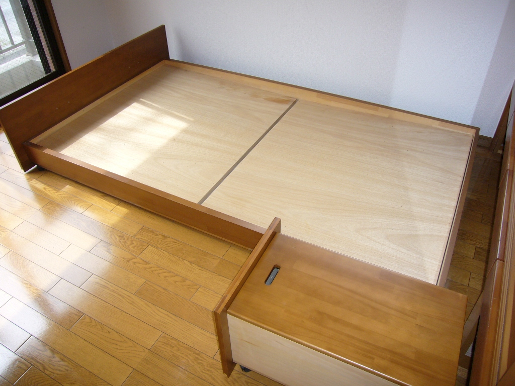 Other Equipment. Bed can be stored while laying a futon